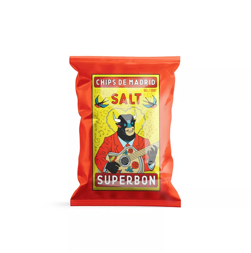 Superbon - Chips Sel 125g