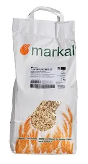 Markal - Flocons 5 céréales bio 3kg