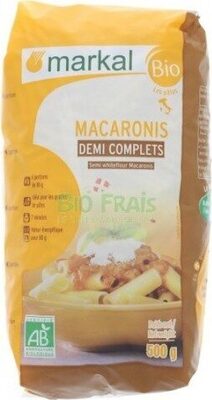 Markal - Macaronis 1/2 complets bio 500g