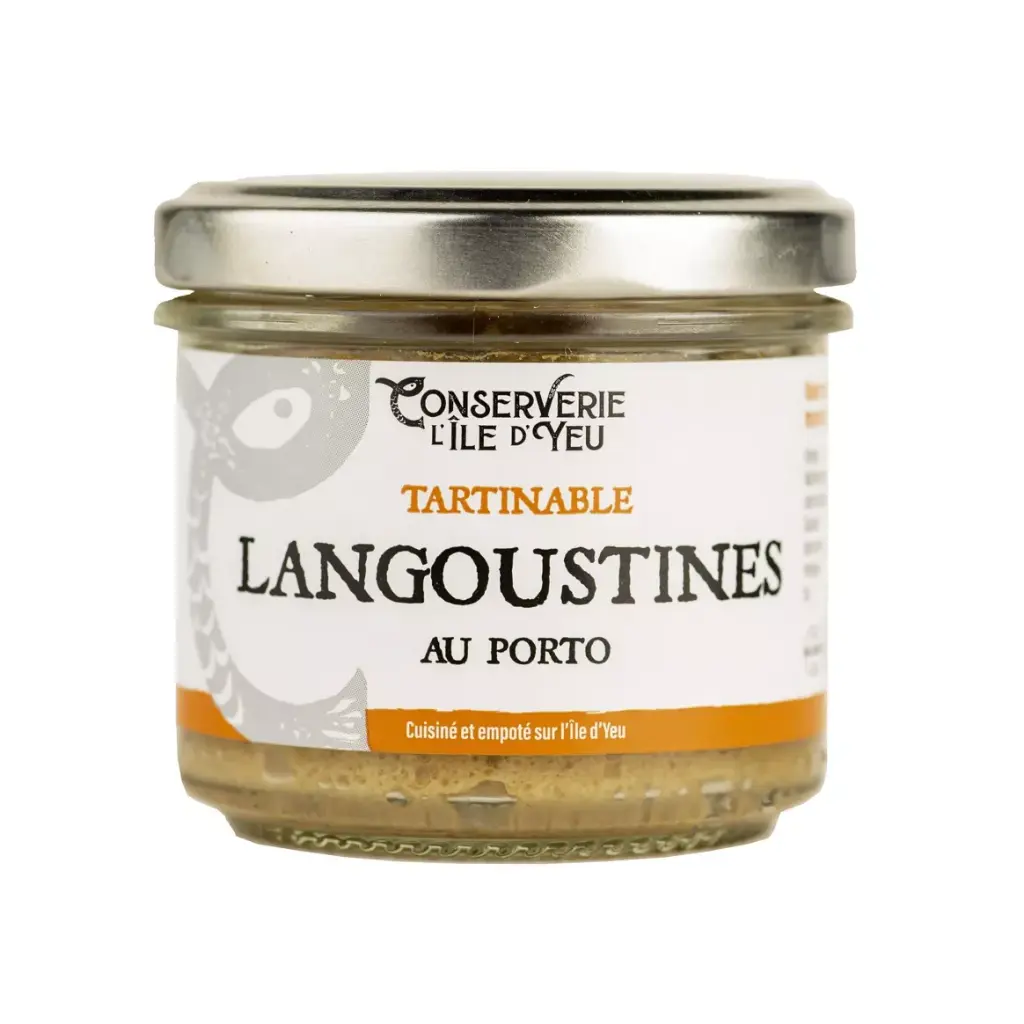 Conserverie de l'Ile d'Yeu - Tartinable Langoustines au porto 100g