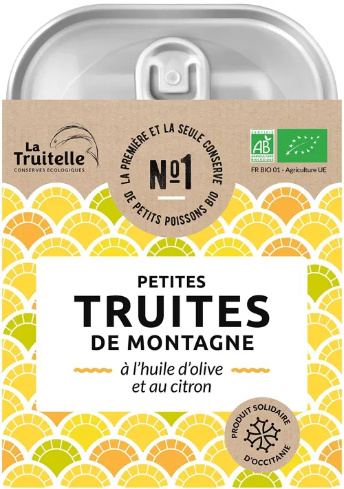 La Truitelle - Truites de montagne à l’huile d’olive et au citron-100g