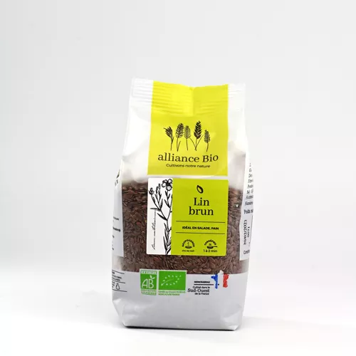 Alliance Bio - Lin brun bio France - 250g