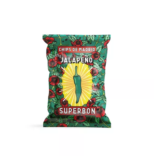 Superbon - Chips Jalapeno 125g