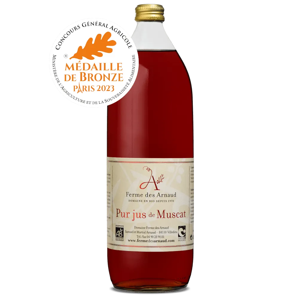 Ferme des Arnaud - Pur Jus de raisin bio 1 litres