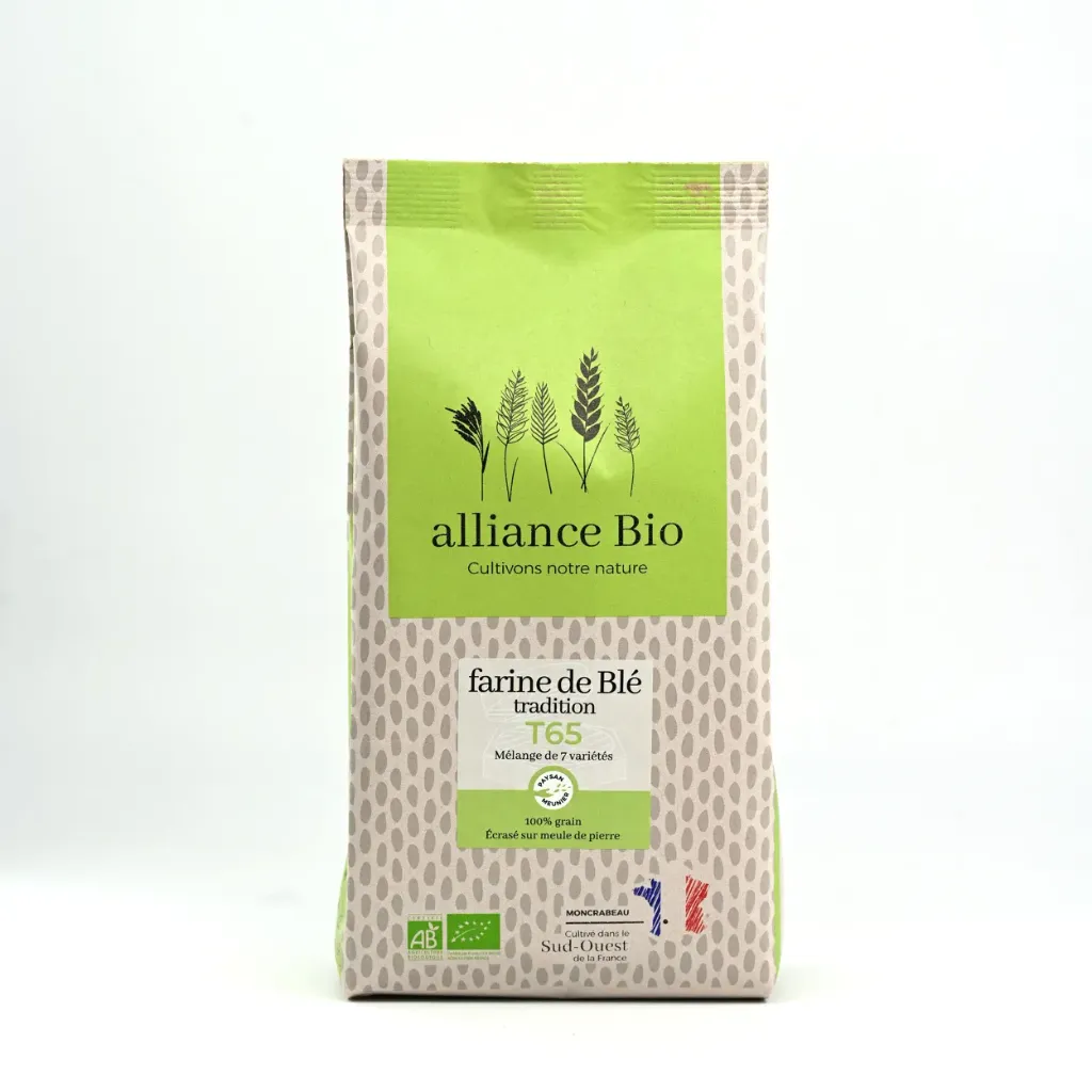 Alliance Bio -Farine blé T65 bio - 1kg