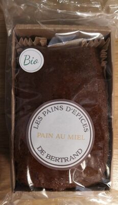 Les Pains d'épices de Bertrand - Pain au miel bio