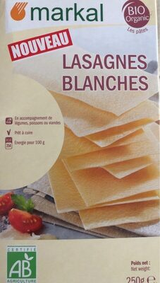Markal - Lasagnes blanches bio 250g