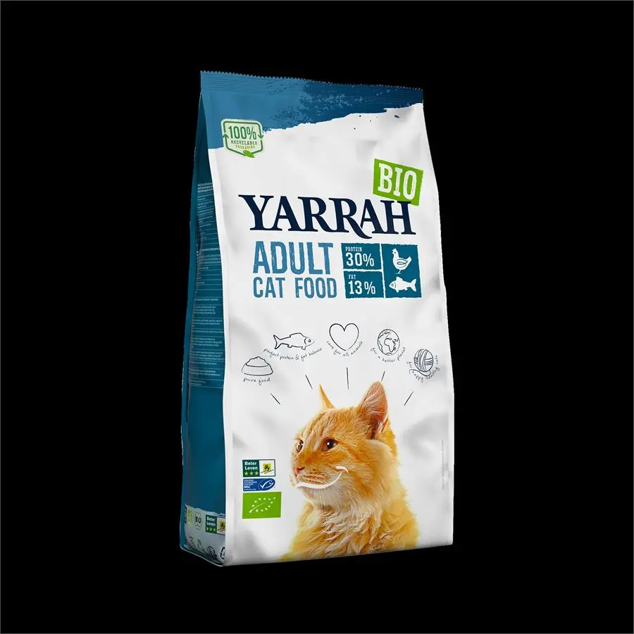 Yarrah - Croquettes pour chat au poisson 2,4kgs