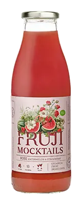 Fruji - Mocktail pastèque fraise rose bio 1L