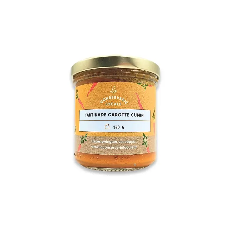 La Conserverie Locale - Tartinade Carotte Cumin bio 145g