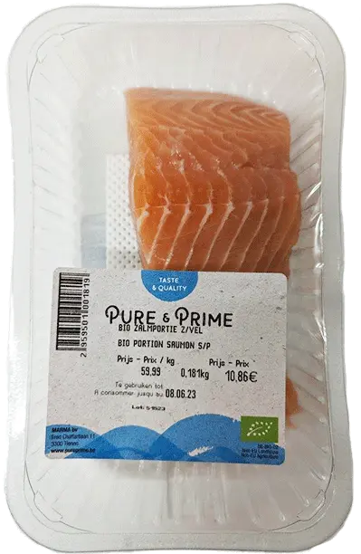 Pure & Prime - Filet de saumon sans peau bio 220g