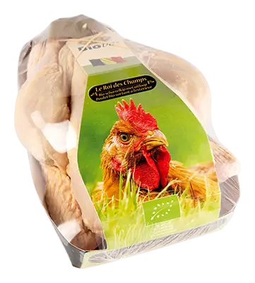 Biovo - Poulet entier bio 1,4 kg environ