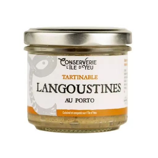 Conserverie de l'Ile d'Yeu - Tartinable Langoustines au porto 100g