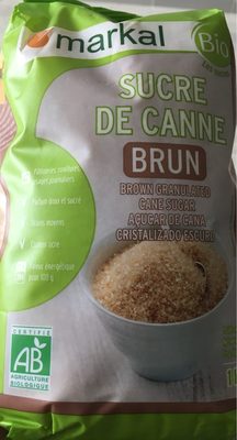 Markal - Sucre brun de canne bio 1kg