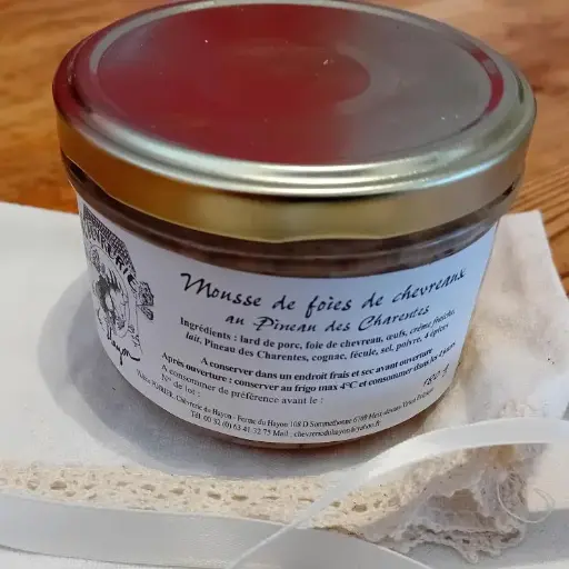 Chèvrerie du Hayon - Mousse de foie de chevreau au Pineau des Charentes 180g
