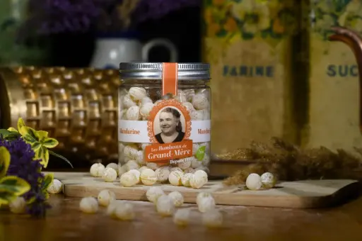 Les Bonbons de Grand-Mère - Perlettes Mandarine bio 150g 