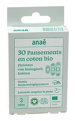 Anae - Pansement en coton bio 30pc