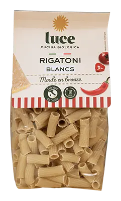 Luce - Rigatoni blancs bio 500g