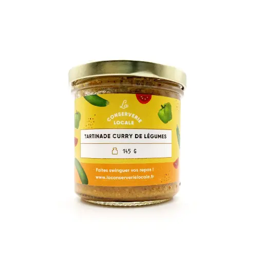 La Conserverie Locale - Tartinade Curry de légumes bio 140g